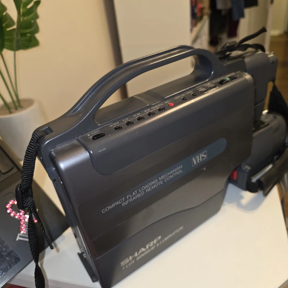 Vintage Sharp VHS Camcorder - AS IS/Untested - No Battery or Charger
